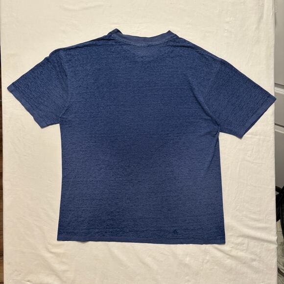 VTG 80s B-2 Stealth Bomber Faded Paper Thin T-Shirt Navy L - Picture 4 of 4